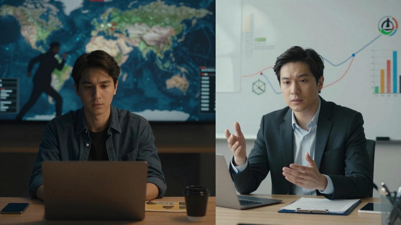 Сравнение игрока в стратегии и человека на деловой встрече — оба спокойно принимают решения.